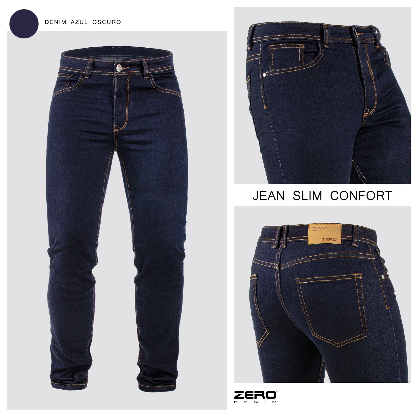 Pack Denim Premium 3 Jeans Hombre