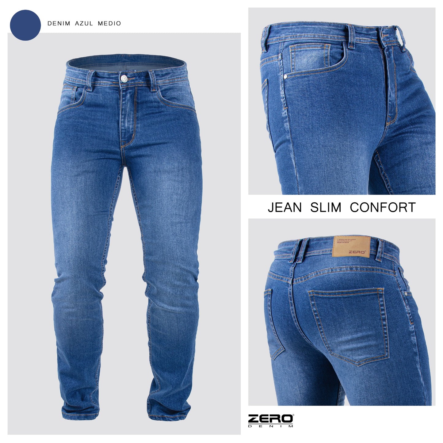 Pack Denim Premium 3 Jeans Hombre