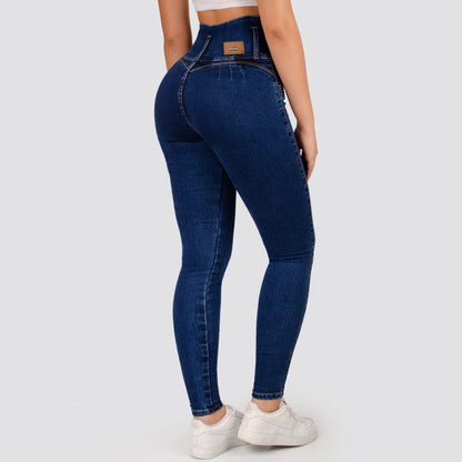 JEANS SKINNY TIRO ALTO MEDIO 1035